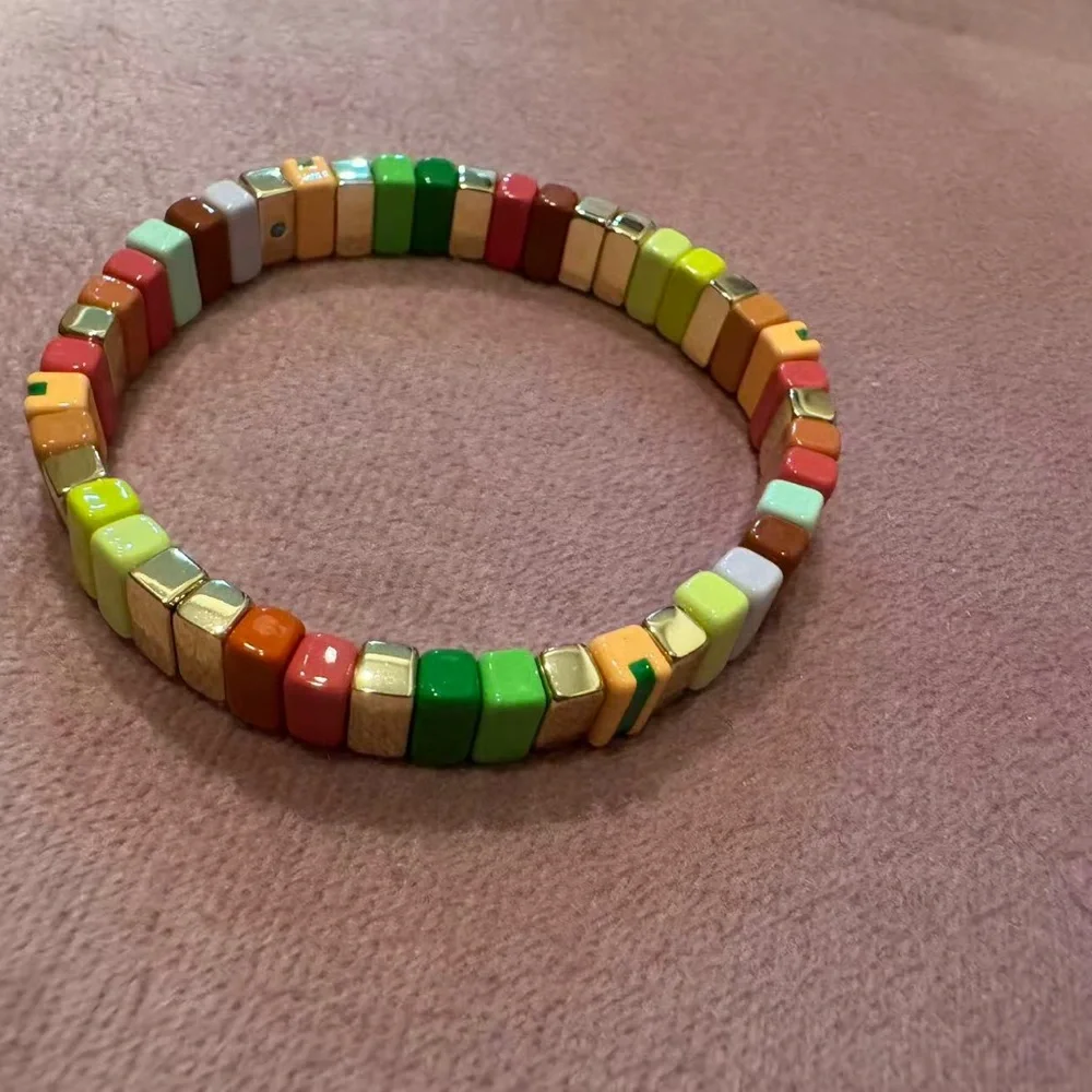 Roxanne Assoulin - Rainbow Brite Bit X Bit Colorful Stretch Bracelet